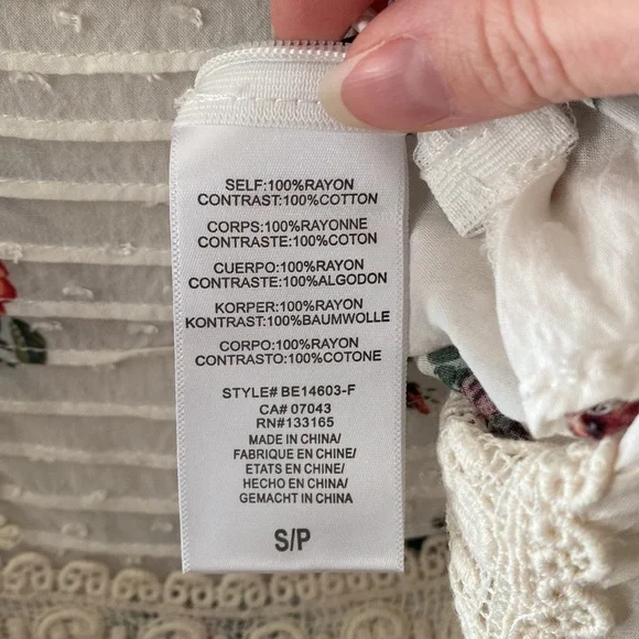 anthropologie eri + ali floral romantic top! - Picture 9 of 9